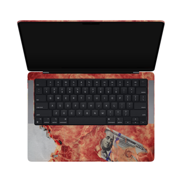 100 Bill Fire - MacBook Pro