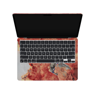 MacBook Air 13 M3 Inside 100 Bill Fire