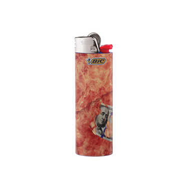 100 Bill Fire - Bic Classic Lighter