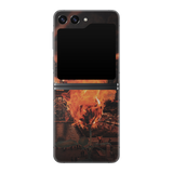 Galaxy Z Flip 5 Back Only Fire City
