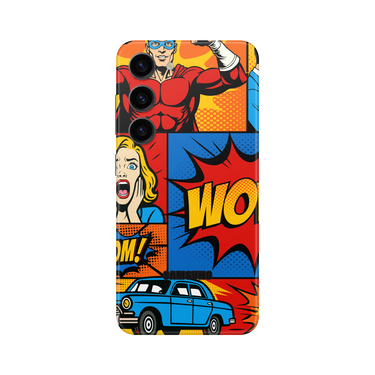Galaxy S23 Full Wrap Comic Book