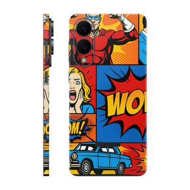 Galaxy S25 Edge Full Wrap Comic Book