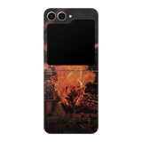 Galaxy Z Flip 6 Full Wrap Fire City