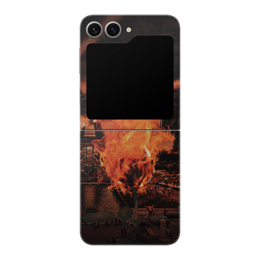 Galaxy Z Flip 6 Full Wrap Fire City
