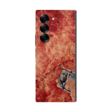 Galaxy Z Fold6 Full Wrap 100BillFire