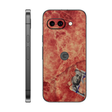 Google Pixel 9a Back Only 100 Bill Fire