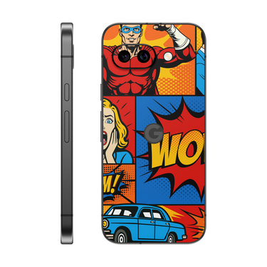 Google Pixel 9a Back Only Comic Book