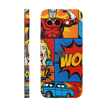 Google Pixel 9a Full Wrap Comic Book