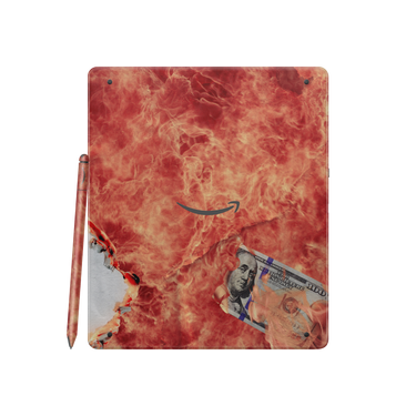 Kindle Scribe 2022 Full Wrap 100 Bill Fire