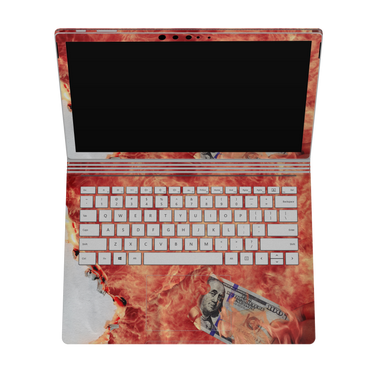 Microsoft Surface Book 100 Bill Fire