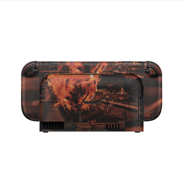 Nintendo Switch 2 Full Wrap Front Fire City