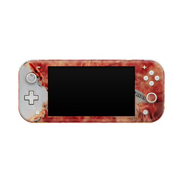 Nintendo Switch Lite Full Wrap 100 Bill Fire