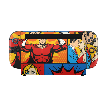 Nintendo Switch 2 Full Wrap Front Comic Book