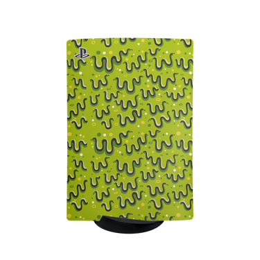 PS5 Disc Console Full Wrap Slime Front