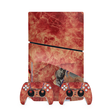 Sony PS5 Slim 100 Bill Fire