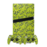 Sony PS5 Pro Full Wrap Slime Front with Controller