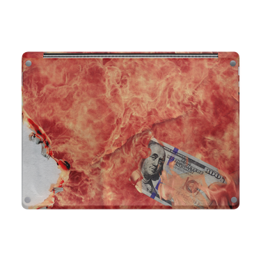 Microsoft Laptop 100 Bill Fire