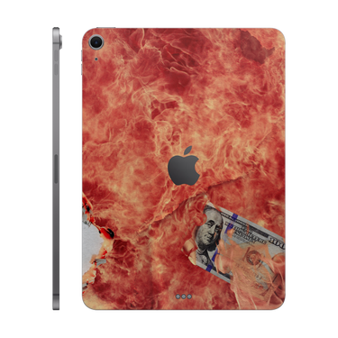iPad Air 11 M2 Back Only 100 Bill Fire