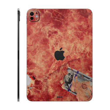 iPad Pro 11 inch M4 Back Only 100 Bill Fire