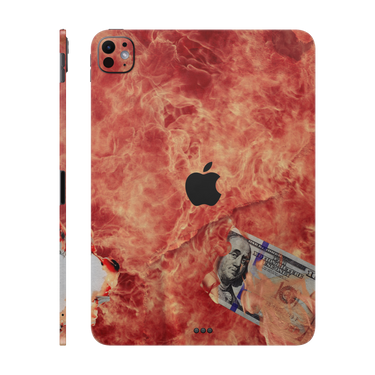 iPad Pro 11 inch M4 Full Wrap 100 Bill Fire