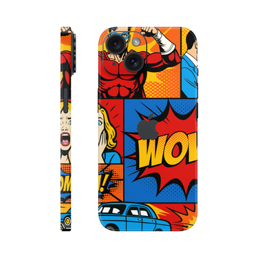 iPhone 15 Full Wrap Comic Book