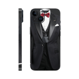 iPhone 14 Full Wrap Blacksuit red bowtie