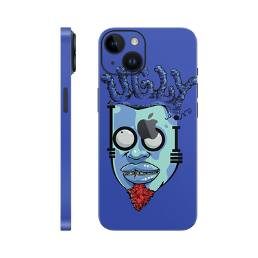 iPhone 14 Ugly Boi Blue Full Wrap