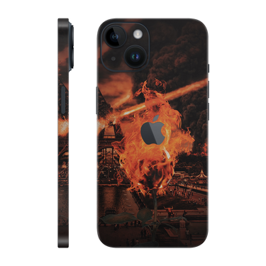 iPhone 14 Plus Full Wrap Fire City