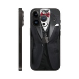 iPhone 14 Pro Back Only Blacksuit red bowtie