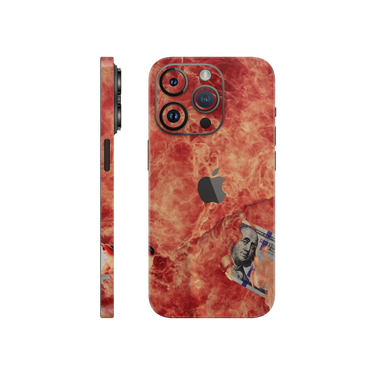 iPhone 14 Pro Full Wrap 100 Bill Fire
