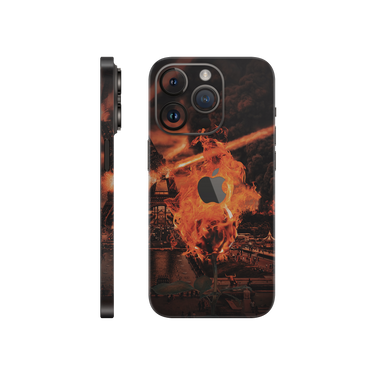 iPhone 14 Pro Full Wrap Fire City