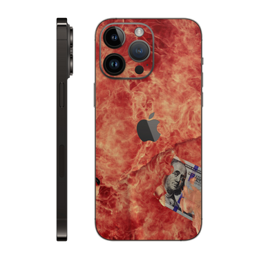 iPhone 14 Pro Max Back Only 100 Bill Fire