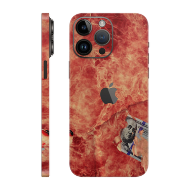 iPhone 14 Pro Max Full Wrap 100 Bill Fire