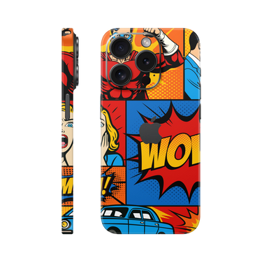 iPhone 15 Pro Full Wrap Comic Book