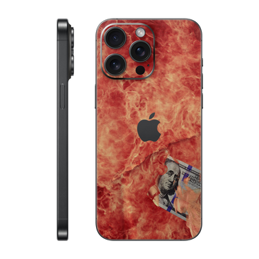 iPhone 15 Pro Max Back Only 100 Bill Fire