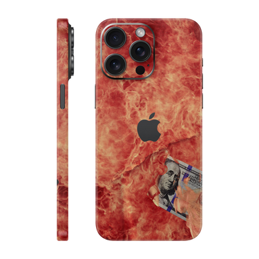 iPhone 15 Pro Max Full Wrap 100 Bill Fire