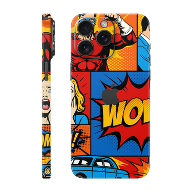 iPhone 15 Pro Max Full Wrap Comic Book