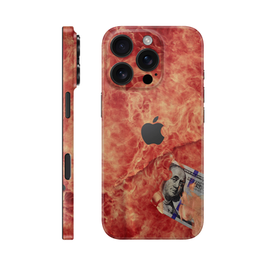 iPhone 16 Pro Full Wrap 100 Bill Fire