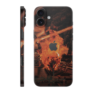 iPhone 16 Plus Full Wrap Fire City