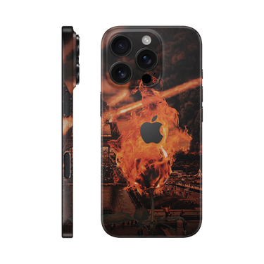 iPhone 16 Pro Full Wrap Fire City
