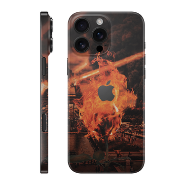 iPhone 16 Pro Max Full Wrap Fire City