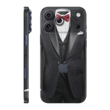iPhone 17 Pro Max Full Wrap Black suit-red-bowtie